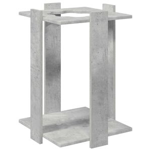 vidaXL Biljartkeu standaard Bewerkt hout 42 x 43 x 60 cm Betongrijs