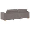 vidaXL Bank 3 pcs Taupe 221 x 80 x 80 cm Linnen-mix stof