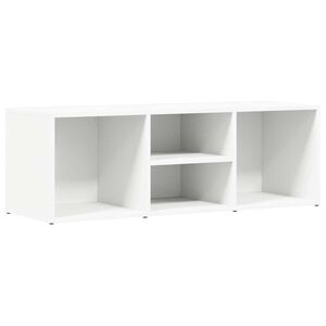 vidaXL Schoenenopbergbank 102x35x35 cm bewerkt hout wit
