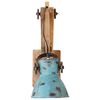 vidaXL Wandlamp 25 W E27 96x15x20 cm verweerd blauw