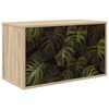 vidaXL Wandgemonteerd tv-meubel ELBURG 69 x 33 x 40 cm Sonoma Eiken