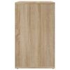 vidaXL Nachtkastje 50x36x60 cm bewerkt hout sonoma eikenkleurig