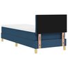 vidaXL LED Box Spring Bed met matras met LED Blauw 80 x 200 cm Stof