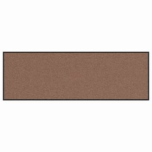 vidaXL Deurmat Bruin en zwart 60 x 180 cm 100% Polyamide