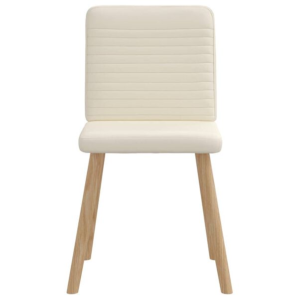 vidaXL Eetkamerstoelen 2 st linnen