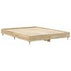 vidaXL Bedframe 2 pcs Sonoma 152 x 203 cm Bewerkt hout