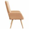 vidaXL Fauteuil Beige 62 x 67 x 95,5 cm Sherpa Stof