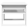 vidaXL Salontafel met opslag Wit 64 x 54 x 44 cm Bewerkt hout