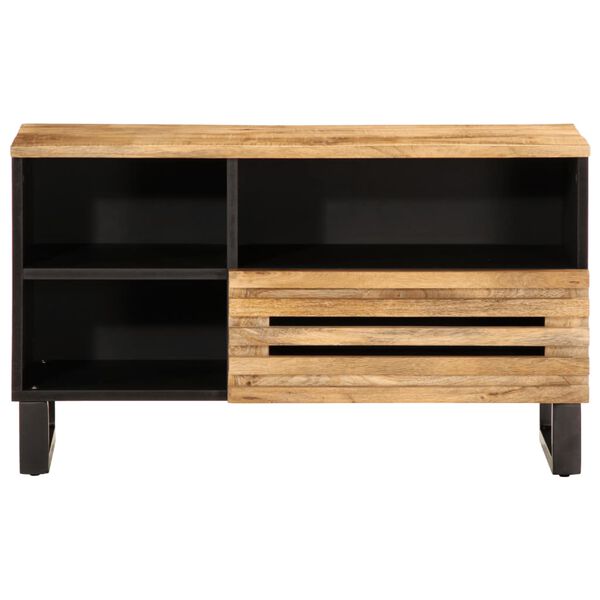 vidaXL Tv-meubel 80x34x46 cm massief ruw mangohout