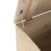 vidaXL Opbergbox met deksel RANA 60x49x54 cm massief grenenhout