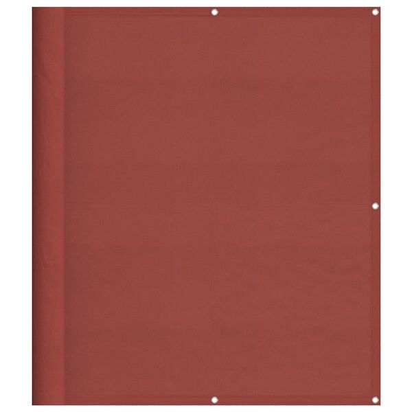 vidaXL Balkonscherm Terracotta 120x800 cm 100% Polyester Oxford