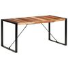 vidaXL Eettafel 160x80x75 cm massief hout