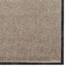 vidaXL Deurmat Beige en zwart 120 x 300 cm Polypropyleen en vinyl