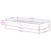 vidaXL Bedframe massief hout 75x190 cm