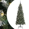 vidaXL Kunstkerstboom Groen 180 cm PVC en Plastic en Staal