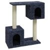 vidaXL Kattenmeubel met sisal krabpalen 60 cm donkergrijs