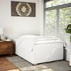 vidaXL Bedframe zonder matras 120x190 cm kunstleer wit