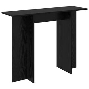 vidaXL Wandtafel Zwart eiken 100 x 30 x 75 cm Bewerkt hout
