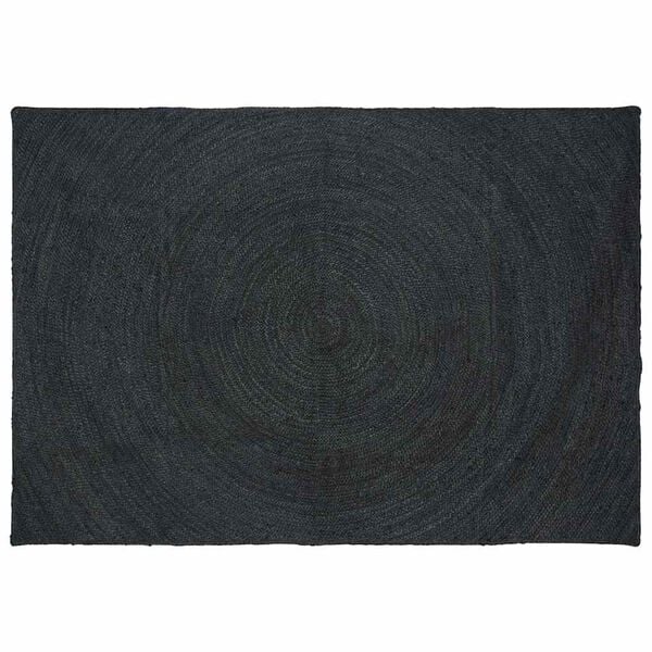 vidaXL Vloerkleden Rechthoekig Donkergrijs 240 x 340 cm Jute