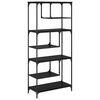 vidaXL Boekenkast Zwart eiken 81 x 36 x 176 cm Bewerkt hout