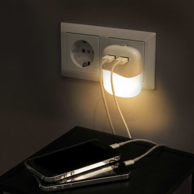 Smartwares Nachtlamp LED 6,3x5,7x11,4 cm