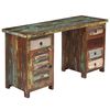 vidaXL Bureau 140x50x77 cm massief gerecycled hout