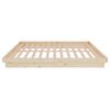 vidaXL Bedframe zonder matras massief hout 160x200 cm