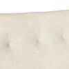 vidaXL Chesterfield Bank Crème 112 x 65,5 x 75 cm Fluweel
