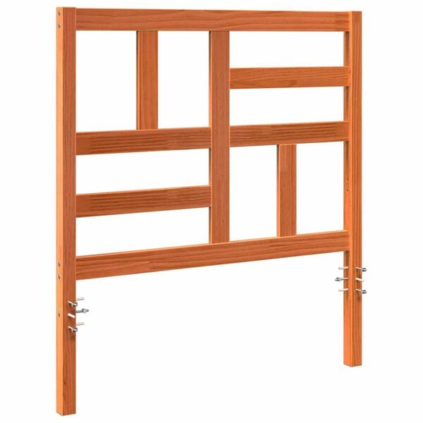 vidaXL Bed Hoofdbord Wasbruin 80,5 x 4 x 104 cm Massief grenenhout