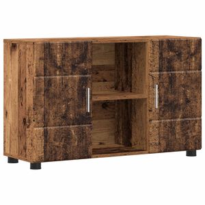 vidaXL Dressoir FLORIN 88,5 x 30,5 x 55,5 cm Oudhout Bewerkt hout