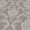 vidaXL 4 st Vliesbehangrollen ornament druk 0,53x10 m taupe