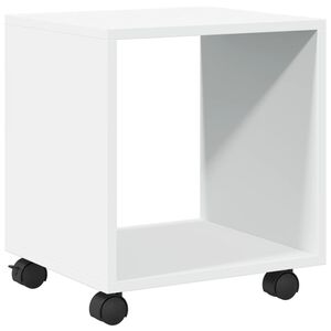 vidaXL Rolkast 37x33x42,5 cm bewerkt hout wit