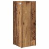 vidaXL Paraplu Standaard Oudhout 25 x 24,5 x 64 cm Bewerkt hout