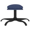 vidaXL Voetenbank 60x60x36 cm stof blauw