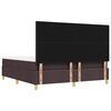 vidaXL Boxspring bed met matras Donkerbruin 180 x 200 cm Stof