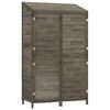 vidaXL Tuinschuur 102x52x174,5 cm massief vurenhout antracietkleurig