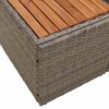 vidaXL Tuinbank Grijs 184 x 62 x 85cm poly rattan