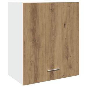 vidaXL Bovenkast Lyon 50x31x60 cm bewerkt hout artisanaal eikenkleur