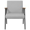 vidaXL Fauteuil Wolkengrijs 59 x 75 x 78 cm Stof