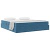 vidaXL Opbergbed met matras Donkerblauw 180 x 200 cm Fluweel