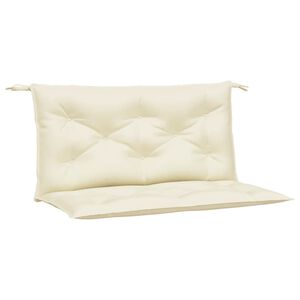 vidaXL Tuinbankkussens 2 st 100x50x7 cm oxford stof cr&egrave;mekleurig