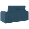 vidaXL Slaapbank 60cm Blauw Fluweel