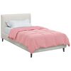 vidaXL Winter Dekbed Gekwilt Roze 155 x 200 cm Microfiber