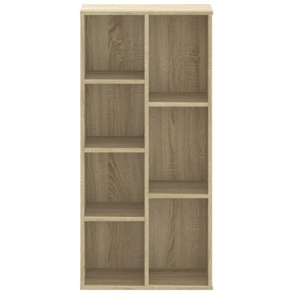 vidaXL Boekenkast 50x25x105 cm bewerkt hout sonoma eikenkleurig