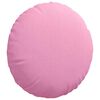vidaXL Zitkussens 2 pcs Roze Ø50 x 19 cm Stof