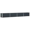 vidaXL Plantenbak Antraciet 385 x 50 x 45 cm Gegalvaniseerd staal