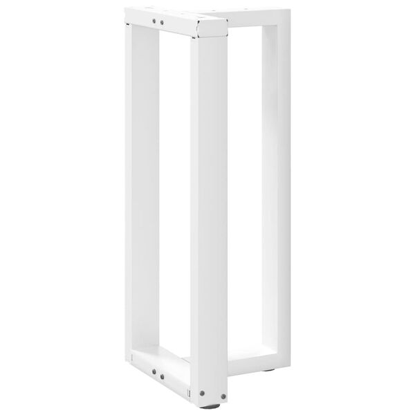 vidaXL Bartafelpoten 2 st T-vormig 40x35x(90-91) cm staal wit