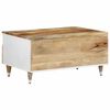 vidaXL Salontafel 80x54x40 cm massief mangohout
