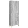 vidaXL Kastenset 2 pcs Grijs Sonoma 66 x 34,5 x 90 cm Bewerkt hout