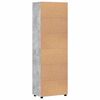 vidaXL Hoge kast FLORIN Beton Grijs 60 x 35 x 182 cm Bewerkt hout